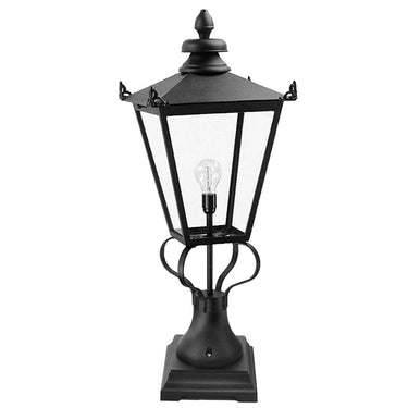 Pollarivalaisin musta | Ulkokäyttöön | ⌀38,5 x 106 cm | Wilmslow | (IP23)-Elstead Lighting-Sasu’s sisustus- ja huonekaluliike
