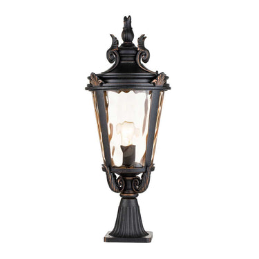 Pollarivalaisin pronssi | Ulkokäyttöön | ⌀30 x 68 cm | Baltimore | (IP44)-Elstead Lighting-Sasu’s sisustus- ja huonekaluliike