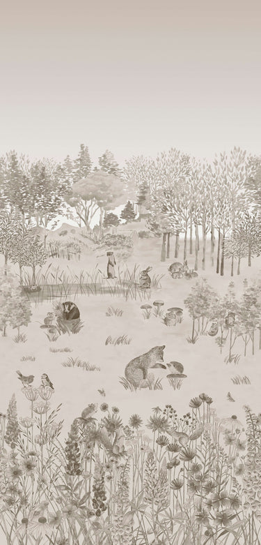 Potter's Woodland Stone | non-woven tapetti | Storybook Papers