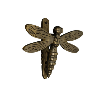 Pronssinvärinen sudenkorento-ovikolkutin | Dragonfly-Brass bee-Sasu’s sisustus- ja huonekaluliike