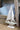 Sailboat on foot H42/L25/W2 cm cream