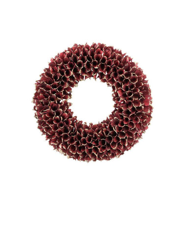 Krans Röd Glitter | ⌀45 x 9 cm