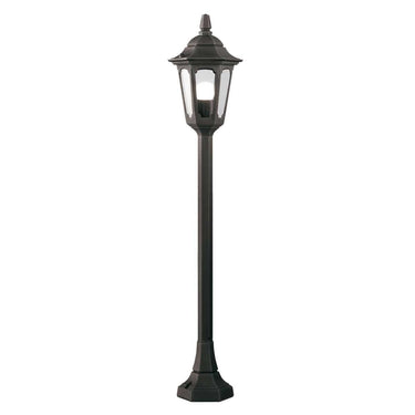 Pylväsvalaisin musta | Ulkokäyttöön | ⌀18 x 95 cm | Parish Mini | (IP44)-Elstead Lighting-Sasu’s sisustus- ja huonekaluliike