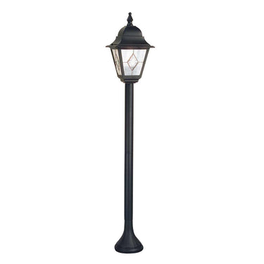 Pylväsvalaisin musta | Ulkokäyttöön | ⌀18,4 x 109 cm | Norfolk | (IP44)-Elstead Lighting-Sasu’s sisustus- ja huonekaluliike