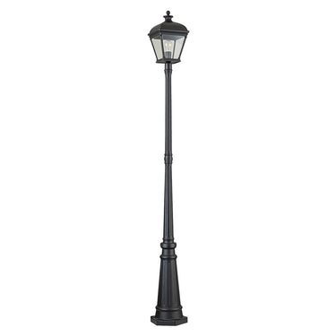 Pylväsvalaisin musta | Ulkokäyttöön | ⌀22,8 x 216,4 cm | Bayview | (IP44)-Elstead Lighting-Sasu’s sisustus- ja huonekaluliike