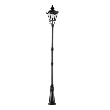 Pylväsvalaisin musta | Ulkokäyttöön | ⌀29 x 278 cm | Grampian | (IP44)-Elstead Lighting-Sasu’s sisustus- ja huonekaluliike