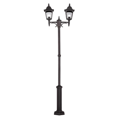 Pylväsvalaisin musta | Ulkokäyttöön | ⌀60 x 227 cm | Chapel | (IP44)-Elstead Lighting-Sasu’s sisustus- ja huonekaluliike