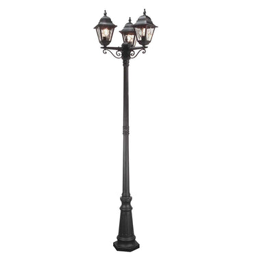 Pylväsvalaisin musta | Ulkokäyttöön | ⌀60 x 227 cm | Norfolk | (IP44)-Elstead Lighting-Sasu’s sisustus- ja huonekaluliike