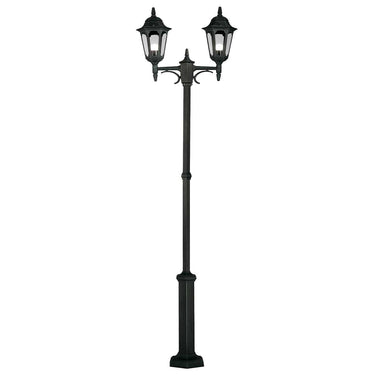 Pylväsvalaisin musta | Ulkokäyttöön | ⌀65 x 228 cm | Parish | (IP44)-Elstead Lighting-Sasu’s sisustus- ja huonekaluliike
