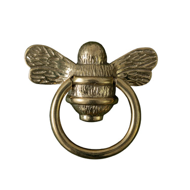Rengasvedin messinkiä | Brass Bee Ring Pull Cabinet Handle-Brass bee-Sasu’s sisustus- ja huonekaluliike