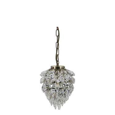Antiikkimessinkinen riippuvalaisin | ⌀18 x 22 cm | Versailles Droplet, kuva 2