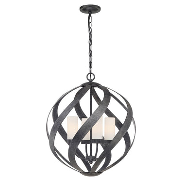 Riippuvalaisin musta | Kylpyhuoneeseen | ⌀50,1 x 68,2 cm - 316,4 cm | Blacksmith | (IP44)-Quoizel-Sasu’s sisustus- ja huonekaluliike