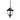 Riippuvalaisin musta | Ulkokäyttöön | ⌀17 x 49,5 cm - 96,5 cm | Chapel Mini | (IP44)-Elstead Lighting-Sasu’s sisustus- ja huonekaluliike