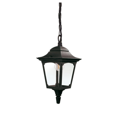 Riippuvalaisin musta | Ulkokäyttöön | ⌀17 x 49,5 cm - 96,5 cm | Chapel Mini | (IP44)-Elstead Lighting-Sasu’s sisustus- ja huonekaluliike