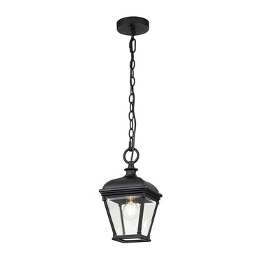 Riippuvalaisin musta | Ulkokäyttöön | ⌀18 x 42,8 cm - 141,2 cm | Bayview | (IP44)-Elstead Lighting-Sasu’s sisustus- ja huonekaluliike