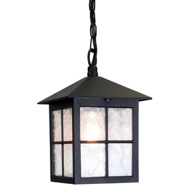 Riippuvalaisin musta | Ulkokäyttöön | ⌀18,5 x 40 cm - 52,5 cm | Winchester | (IP23)-Elstead Lighting-Sasu’s sisustus- ja huonekaluliike