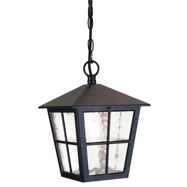 Riippuvalaisin musta | Ulkokäyttöön | ⌀21,5 x 41,4 cm - 89,5 cm | Canterbury | (IP43)-Elstead Lighting-Sasu’s sisustus- ja huonekaluliike
