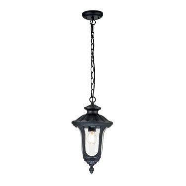 Riippuvalaisin musta | Ulkokäyttöön | ⌀23,5 x 51 cm - 151 cm | Chicago | (IP44)-Elstead Lighting-Sasu’s sisustus- ja huonekaluliike