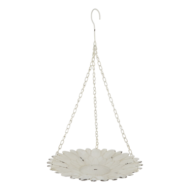 Ripustettava lintukylpy metallia | Ø30 x 48 cm-Chic Antique-Sasu’s sisustus- ja huonekaluliike