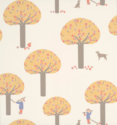 Rodney Street Light Gold | non-woven tapetti | Storybook Papers