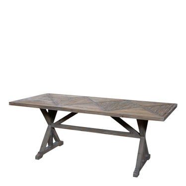 Ruokapöytä kierrätyspuuta | 200 x 90 x 77 cm | French Collection-Chic Antique-Sasu’s sisustus- ja huonekaluliike