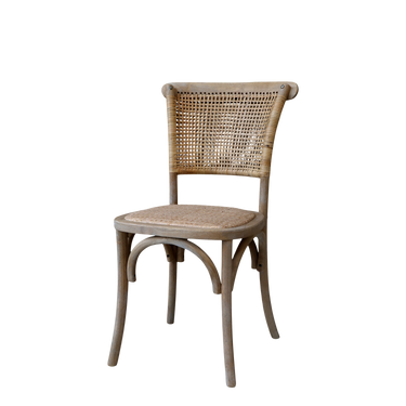 Ruskea rottinkituoli | 45 x 40 x 88 cm