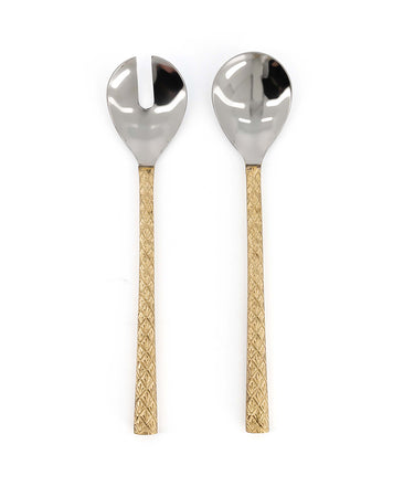Chameli Salad Server Set in Giftbox