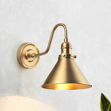 Seinävalaisin antiikkimessinki | ⌀21 cm | Provence-Elstead Lighting-Sasu’s sisustus- ja huonekaluliike