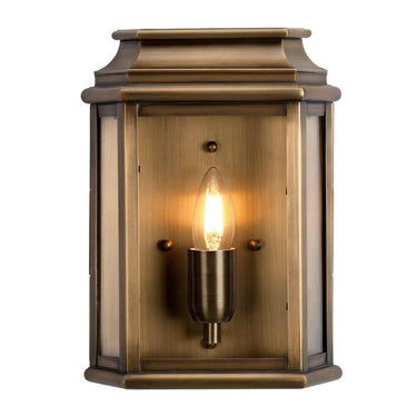 Seinävalaisin antiikkimessinki | Ulkokäyttöön | 22,5 x 8 x 30,5 cm | St Martins | (IP44)-Elstead Lighting-Sasu’s sisustus- ja huonekaluliike