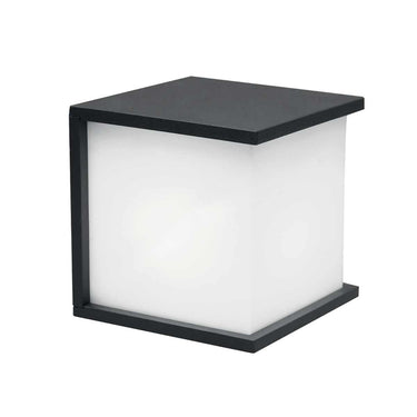 Seinävalaisin graffitinharmaa | Ulkokäyttöön | 16,5 x 17,1 x 16,5 cm | Torsten | (IP44)-Elstead Lighting-Sasu’s sisustus- ja huonekaluliike