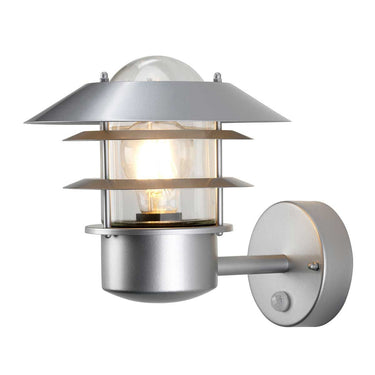 Seinävalaisin hopea | Ulkokäyttöön | 21,8 x 26 x 23,6 cm | Helsingor | (IP44)-Elstead Lighting-Sasu’s sisustus- ja huonekaluliike
