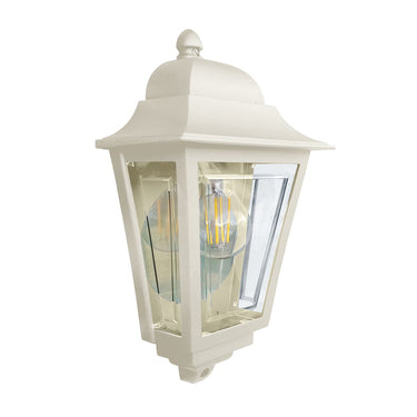 Seinävalaisin kermanvalkoinen | Ulkokäyttöön | 19,3 x 11 x 32,5 cm | Deco Lane | (IP44)-Elstead Lighting-Sasu’s sisustus- ja huonekaluliike