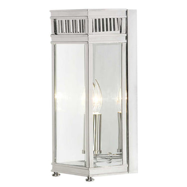 Seinävalaisin kiillotettu kromi | Ulkokäyttöön | 13 x 11 x 31 cm | Holborn | (IP44)-Elstead Lighting-Sasu’s sisustus- ja huonekaluliike