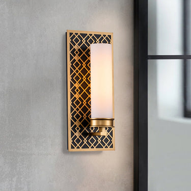 Seinävalaisin kiilotettu kulta | IP44 | ZIGGY1-LS-Elstead Lighting-Sasu’s sisustus- ja huonekaluliike