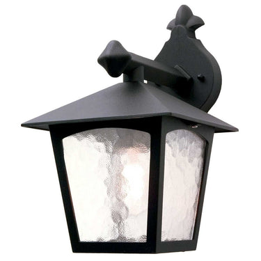 Seinävalaisin musta | Ulkokäyttöön | 18,5 x 22,5 x 31 cm | York | (IP23)-Elstead Lighting-Sasu’s sisustus- ja huonekaluliike