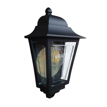 Seinävalaisin musta | Ulkokäyttöön | 19,3 x 11 x 32,5 cm | Deco Lane | (IP44)-Elstead Lighting-Sasu’s sisustus- ja huonekaluliike
