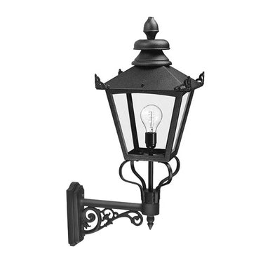Seinävalaisin musta | Ulkokäyttöön | 29 x 49 x 82 cm | Grampian | (IP44)-Elstead Lighting-Sasu’s sisustus- ja huonekaluliike