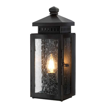 Seinävalaisin pronssi | Ulkokäyttöön | 12,5 x 11 x 32 cm | Matlock | (IP44)-Elstead Lighting-Sasu’s sisustus- ja huonekaluliike