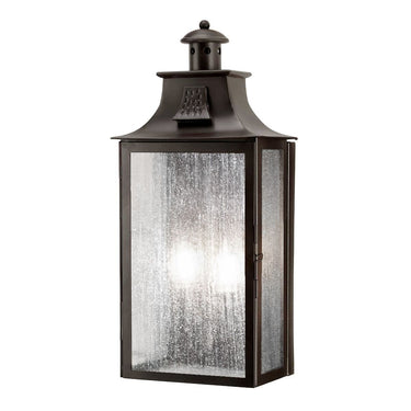 Seinävalaisin pronssi | Ulkokäyttöön | 23 x 11 x 46 cm | Kendal | (IP44)-Elstead Lighting-Sasu’s sisustus- ja huonekaluliike
