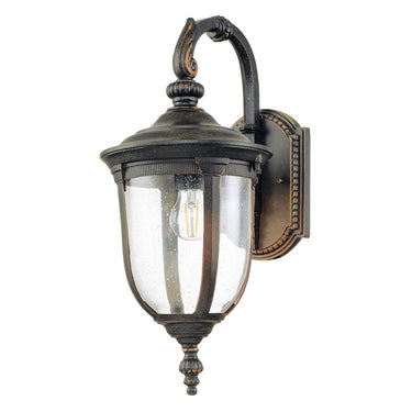 Seinävalaisin pronssi | Ulkokäyttöön | 24,3 x 30,2 x 54,3 cm | Cleveland | (IP44)-Elstead Lighting-Sasu’s sisustus- ja huonekaluliike