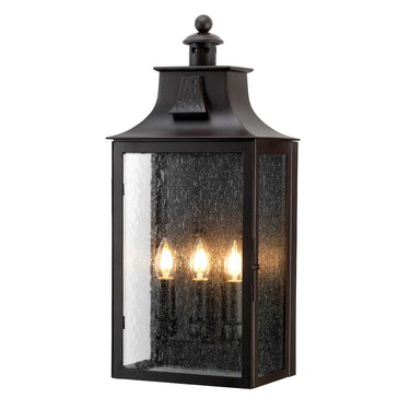 Seinävalaisin pronssi | Ulkokäyttöön | 27,7 x 17 x 61,5 cm | Balmoral | (IP44)-Elstead Lighting-Sasu’s sisustus- ja huonekaluliike