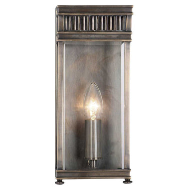 Seinävalaisin tumma pronssi | Ulkokäyttöön | 13 x 11 x 31 cm | Holborn | (IP44)-Elstead Lighting-Sasu’s sisustus- ja huonekaluliike