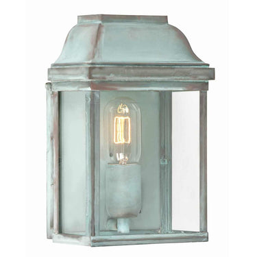 Seinävalaisin vihreä patina | Ulkokäyttöön | 17,5 x 10 x 26 cm | Victoria | (IP44)-Elstead Lighting-Sasu’s sisustus- ja huonekaluliike