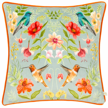 Sini-oranssi sisustustyynyliina | 43 x 43 cm | Nectar Garden-Riva Home-Sasu’s sisustus- ja huonekaluliike