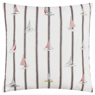 Sini-valkoraidallinen sisustustyynynpäällinen | 45 x 45 cm | Abersoch Regatta-Riva Home-Sasu’s sisustus- ja huonekaluliike