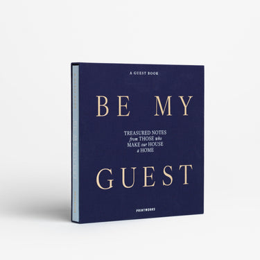 Sininen vieraskirja | 23 x 24 x 2,8 cm | Be My Guest-Printworks-Sasu’s sisustus- ja huonekaluliike