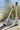 Oar w. stripes for deco H13/L81/W3 cm ocean and antique white
