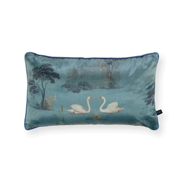 Sininen kuviollinen Pip Studio Darjeeling Days -sisustustyyny 55 x 33 cm
