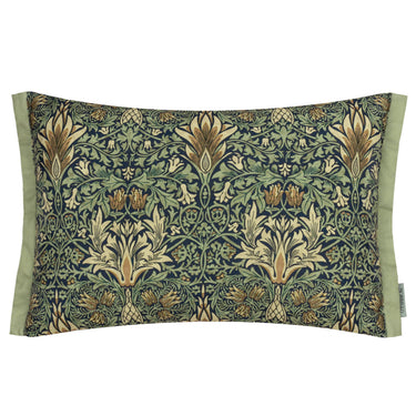 Sisustustyyny vihreä | Myös ulkokäyttöön | 60 x 40 cm | William Morris Snakehead-Morris & Co. / Riva Home-Sasu’s sisustus- ja huonekaluliike