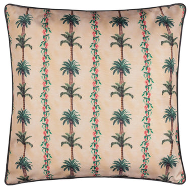 Sisustustyynyliina beige-vihreä ulkokäyttöön | 45 x 45 cm | Palm Trees-Riva Home-Sasu’s sisustus- ja huonekaluliike